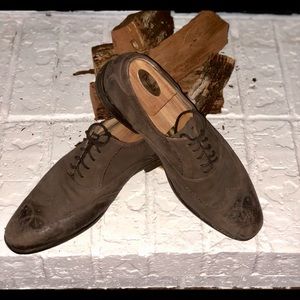 ECCO wingtip brown men’s shoes 10 US